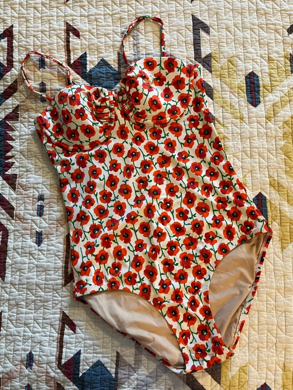 J. Crew Poppy One Piece Swimsuit